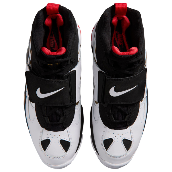 Nike Air Diamond Turf - Men's - Black/Fire Red/White - Image 4