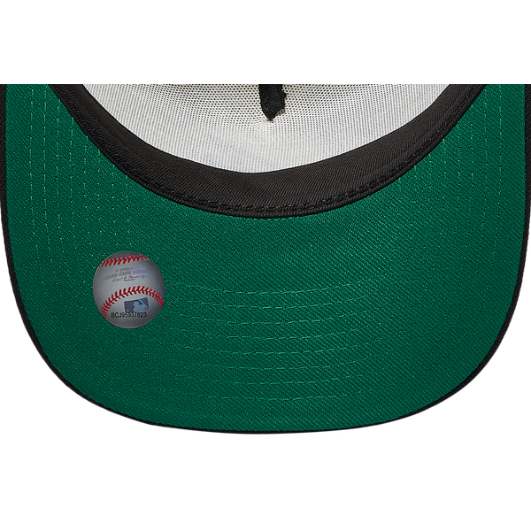 New Era Braves A Frame 2T Adjustable Cap - Men's - White/Black - Image 5