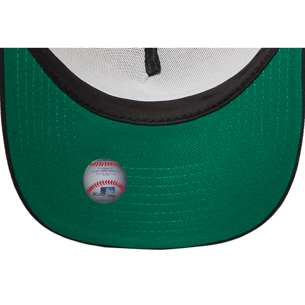 New Era Astros A Frame 2T Adjustable Cap - Men's - White/Black - Image 5