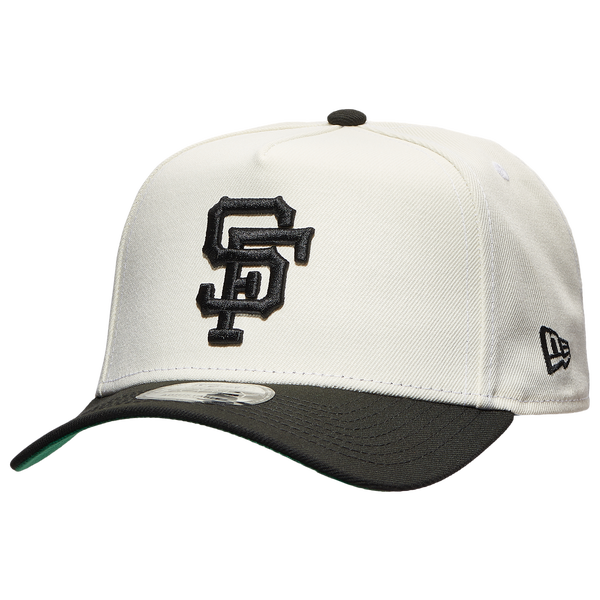 New Era Giants A Frame 2T Adjustable Cap - Men's - White/Black