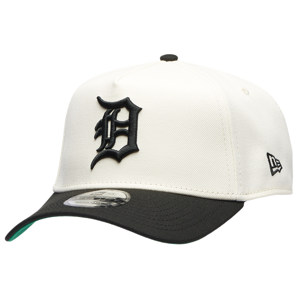 New Era Tigers 9FORTY A-Frame Hat - Men's - White/Black