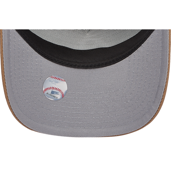 New Era Orioles A Frame Adjustable Cap - Men's - Khaki/White - Image 5