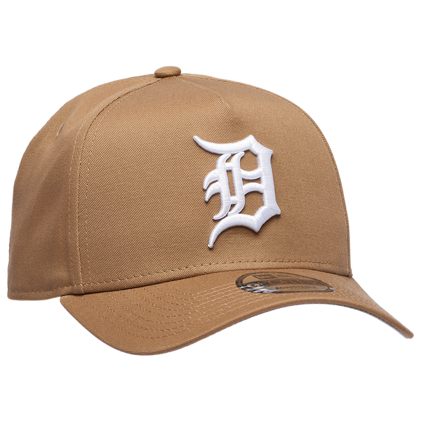 New Era Tigers A Frame Adjustable Cap - Men's - Khaki/White - Image 3