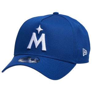 New Era Twins 940 A Frame Adjustable Cap - Men's - White/Light Royal