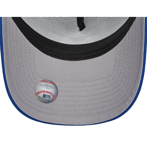 New Era Twins 940 A Frame Adjustable Cap - Men's - White/Light Royal - Image 5