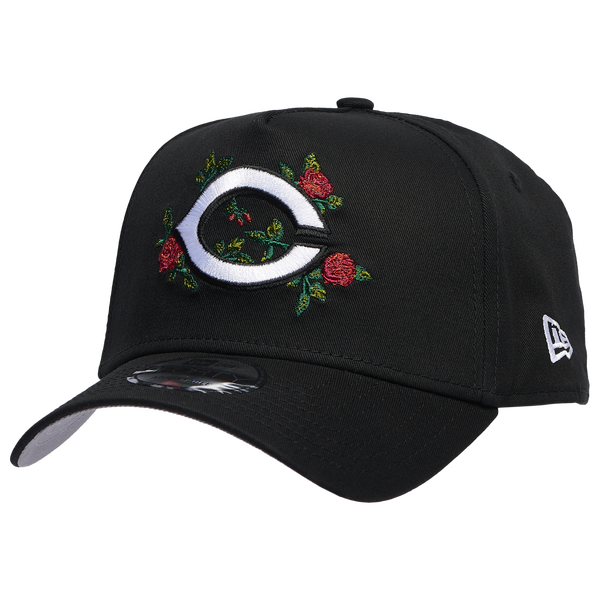 New Era Reds 940 A Frame Rose Cap - Men's - Black/Multi - Image 2