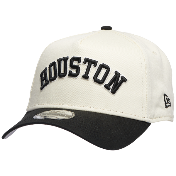 New Era Astros 940 A Frame Arch Logo Cap - Men's - Chrome/Black