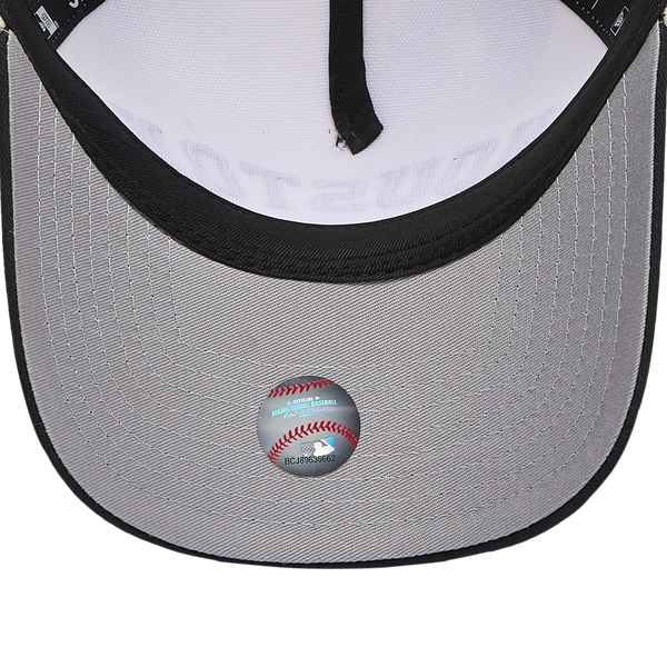 New Era Astros 940 A Frame Arch Logo Cap - Men's - Chrome/Black - Image 5
