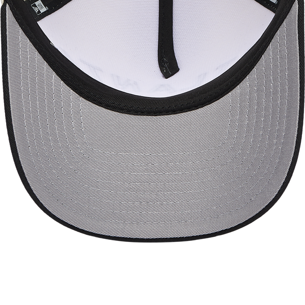 New Era Braves 940 A Frame Arch Logo Cap - Men's - Black/Chrome - Image 5
