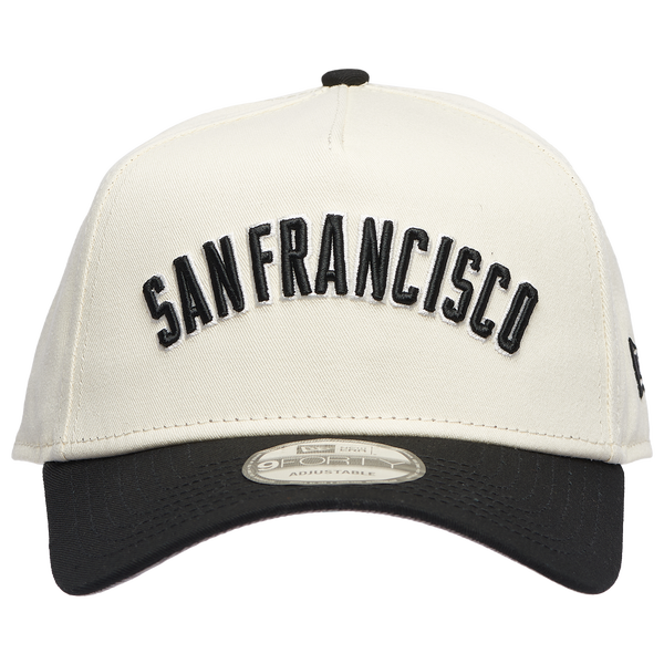 New Era Giants 940 A Frame Arch Logo Cap - Men's - Black/Chrome - Image 2