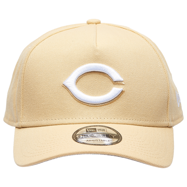 New Era Reds 9FORTY A-Frame Cap - Men's - White/Vegas - Image 2