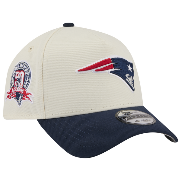 New Era NFL 9FORTY A-Frame Cap - Adult - Chrome/Navy - Image 3