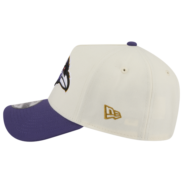 New Era NFL 9FORTY A-Frame Cap - Adult - Chrome/Purple - Image 4