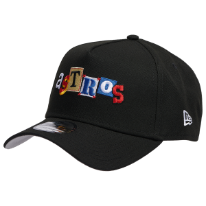 New Era Astros 9Forty A-Frame Local DIY Wordmark Cap - Adult - Black
