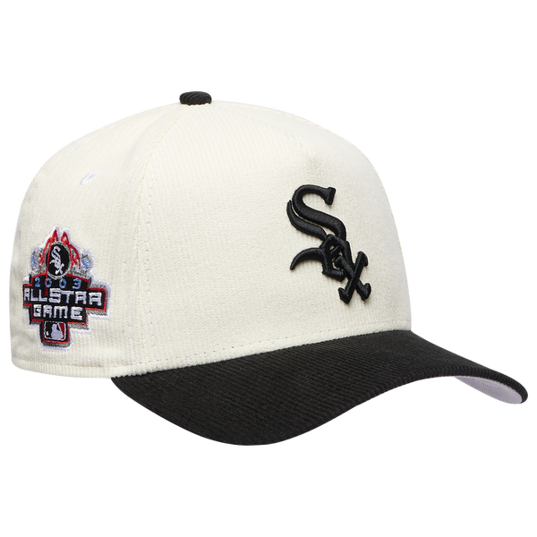 New Era Marlins 940 A Frame Corduroy Cap - Men's - Chrome/Black - Image 3
