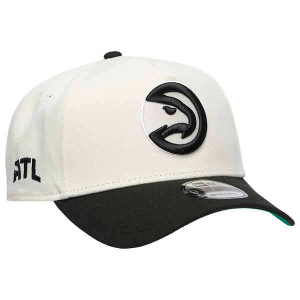 New Era Hawks Team 9FORTY A-Frame Chrome Cap - Men's - Chrome/Black - Image 3