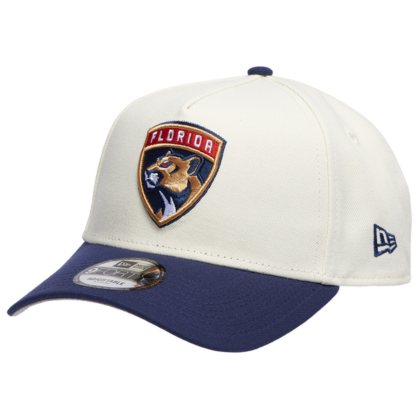 New Era Florida Panthers 940 A Frame Cap - Men's - Chrome/Navy