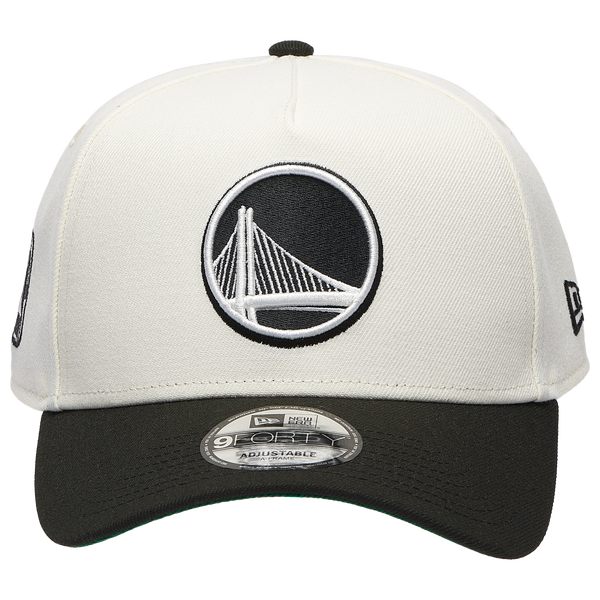 New Era Warriors Team 9FORTY A-Frame Chrome Cap - Men's - Chrome/Black - Image 2