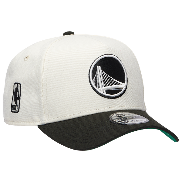 New Era Warriors Team 9FORTY A-Frame Chrome Cap - Men's - Chrome/Black - Image 3