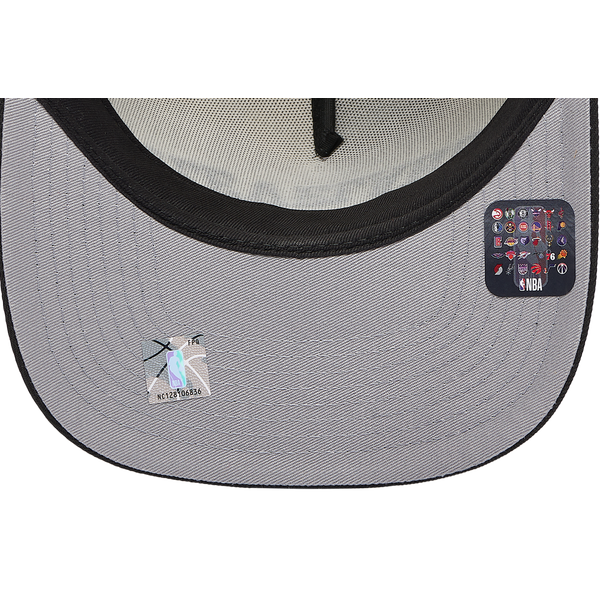 New Era Indians Two Toned City Upside Wordmark Cap - Adult - Chrome/Black - Image 6
