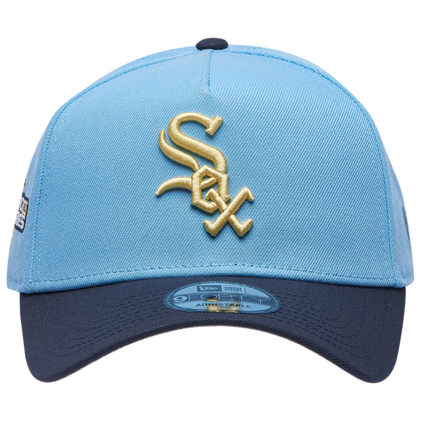 New Era White Sox 9Forty A-Frame Cap - Adult - Blue/Navy/Gold - Image 2