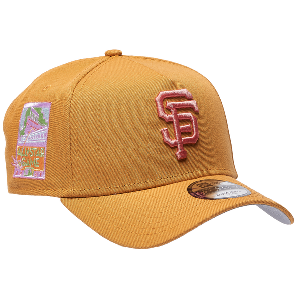 New Era Giants 9Forty Pastel Cap - Adult - Tan/Tan/Pink - Image 3