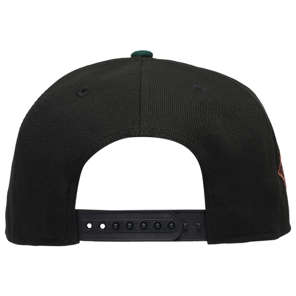 New Era Rangers 9FORTY A-Frame Metallic Cap - Men's - Black/Green - Image 4