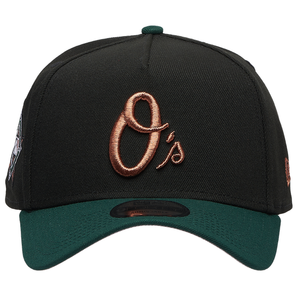 New Era Orioles 9FORTY A-Frame Metallic Cap - Men's - Green/Black - Image 2