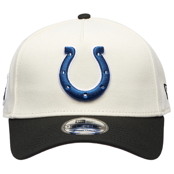 New Era Colts 9FORTY A-Frame Cap - Men's - White/Black - Image 2