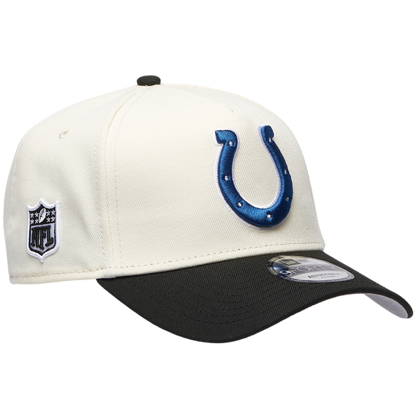 New Era Colts 9FORTY A-Frame Cap - Men's - White/Black - Image 3