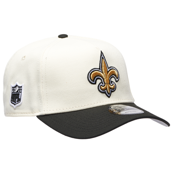 New Era Saints 9FORTY A-Frame Cap - Men's - White/Black - Image 3