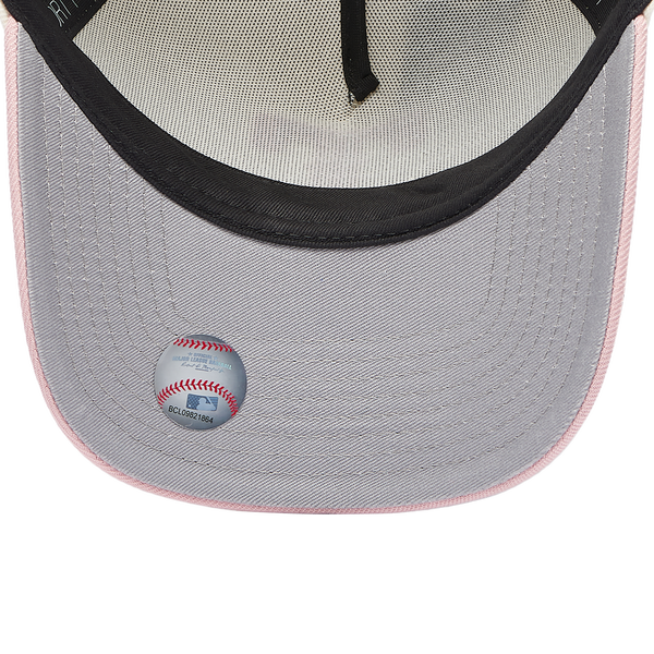 New Era Rangers 9FORTY A-Frame Cap - Adult - Chrome/Pink Rouge - Image 5