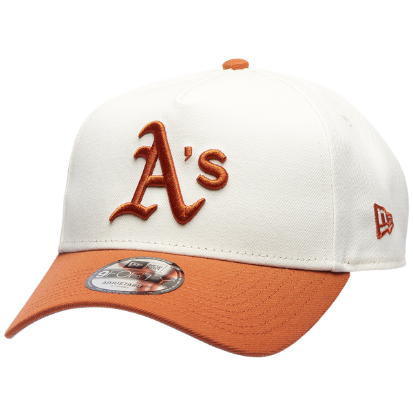 New Era Athletics 940 A Frame Cap - Adult - Orange/White