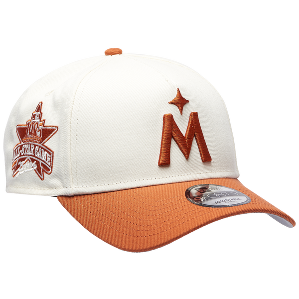New Era Twins 940 A Frame Cap - Adult - White/Orange - Image 3