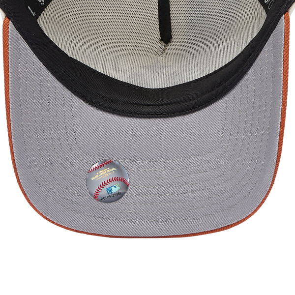 New Era Twins 940 A Frame Cap - Adult - White/Orange - Image 5