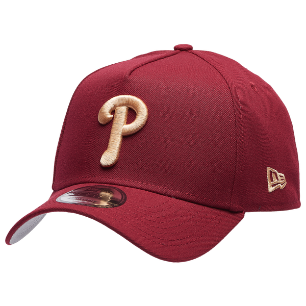 New Era Phillies 940 A Frame Cap - Adult - Red