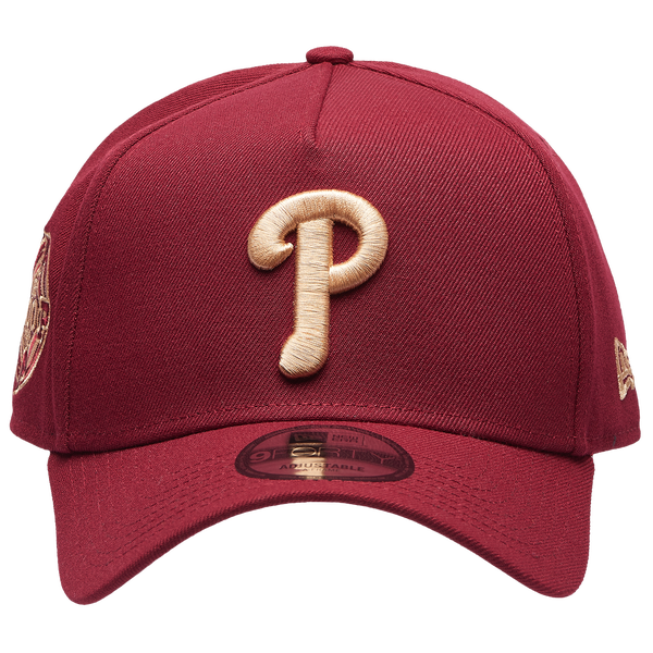 New Era Phillies 940 A Frame Cap - Adult - Red - Image 2
