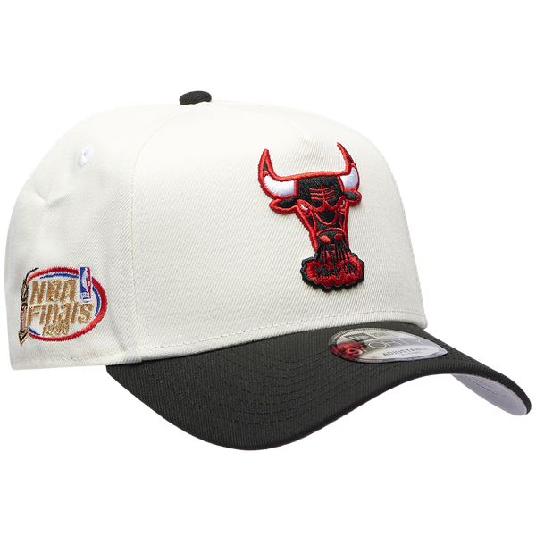 New Era Bulls 940 A Frame HWC Cap - Adult - Chrome/Black - Image 3