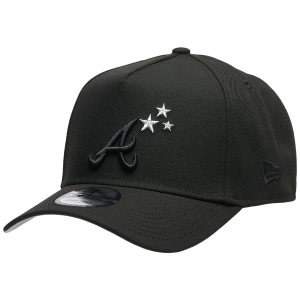 New Era Braves 940AF Bob Star Cap - Adult - Black