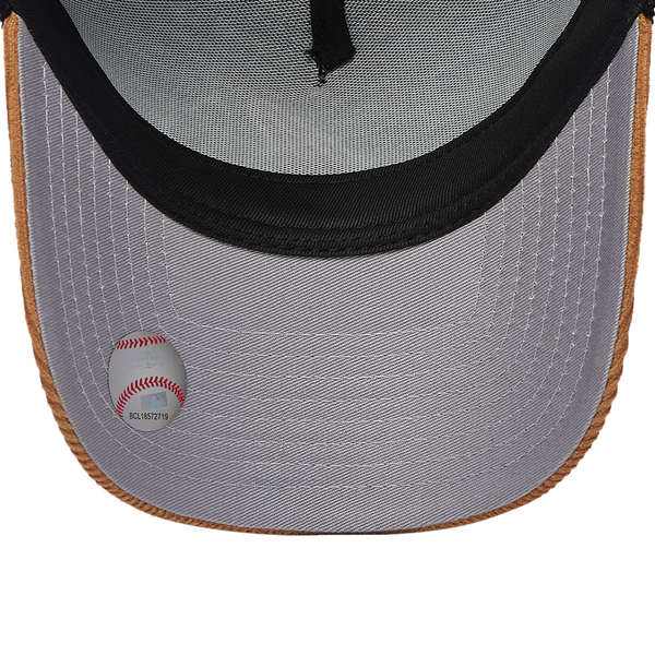New Era Braves 940AF Cord Cap - Adult - Tan/Black - Image 5