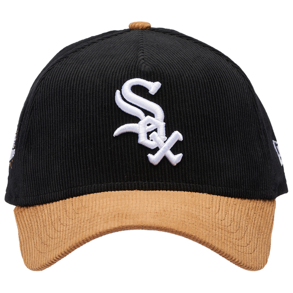 New Era White Sox 940AF Cord Cap - Adult - Black/Tan - Image 3