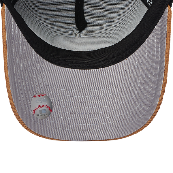 New Era Cubs 940AF Cord Cap - Adult - Tan/Black - Image 5