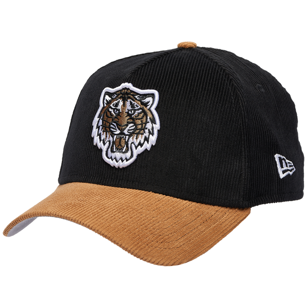 New Era Tigers 940AF Cord Cap - Adult - Black/Tan