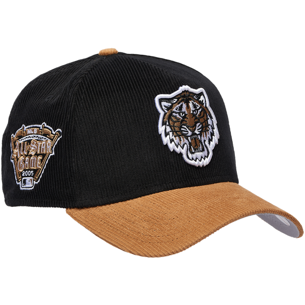 New Era Tigers 940AF Cord Cap - Adult - Black/Tan - Image 3