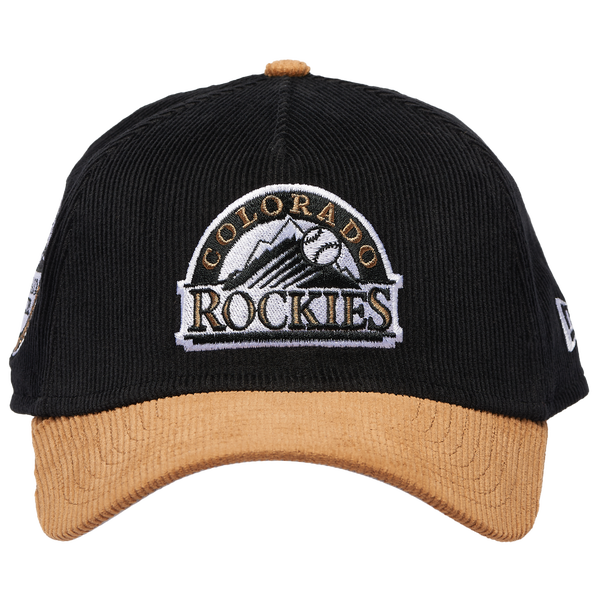 New Era Rockies 940AF Cord Cap - Adult - Black/Tan - Image 2