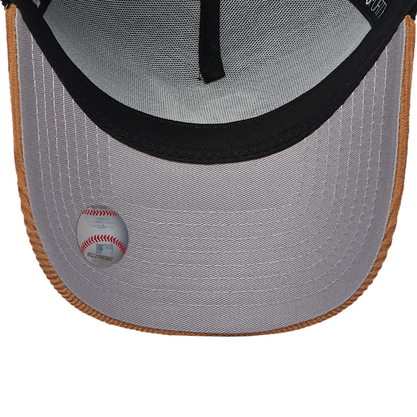 New Era Brewers 940AF Cord Cap - Adult - Black/Tan - Image 5