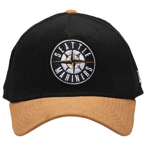 New Era Mariners 940AF Cord Cap - Adult - Tan/Black - Image 2