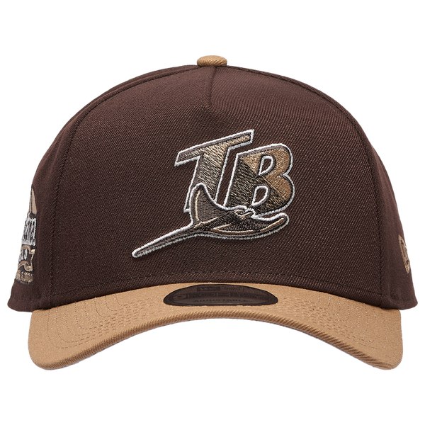 New Era Rays 940AF Cap - Adult - Brown/Tan - Image 2