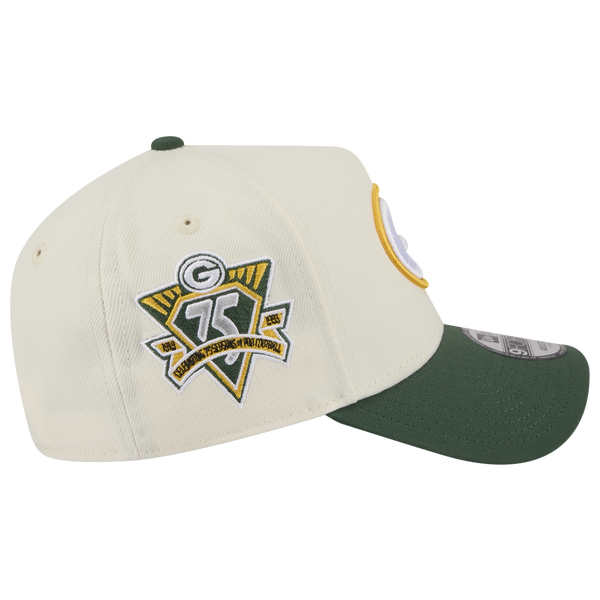New Era NFL 9FORTY A-Frame Cap - Adult - Chrome/Green - Image 5