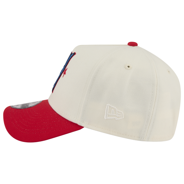 New Era NFL 9FORTY A-Frame Cap - Adult - Chrome/Red - Image 6